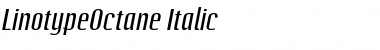 LTOctane Italic Font