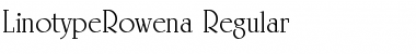 LTRowena Regular Regular Font LTRowena Regular Regular Font