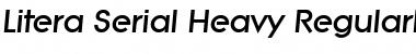 Litera-Serial-Heavy Font