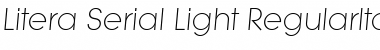 Litera-Serial-Light Font