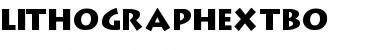 LithographExtBo Regular Font