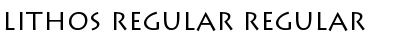 Lithos Regular Regular Font Lithos Regular Regular Font
