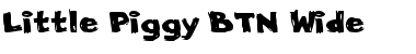 Little Piggy BTN Wide Regular Font Little Piggy BTN Wide Regular Font