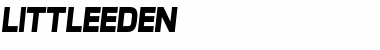 Download LittleEden Font Download LittleEden Font