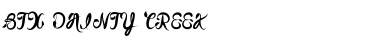 BTX-DAINTY-CREEK Font