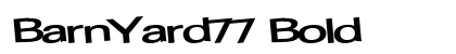 BarnYard77 Bold preview