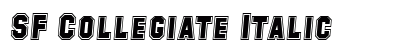 SF Collegiate Italic Preview