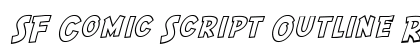 SF Comic Script Outline Regular preview