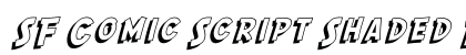 SF Comic Script Shaded Regular preview