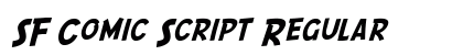 SF Comic Script Regular preview