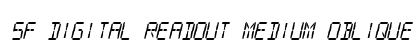 SF Digital Readout Medium Oblique Preview