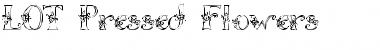 LOT Pressed Flowers Font