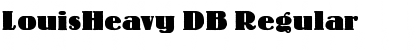 LouisHeavy DB Font