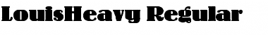 Download LouisHeavy Font