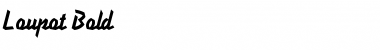 Loupot Font