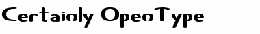 Certainly Regular Font