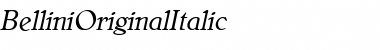 Download BelliniOriginalItalic Font