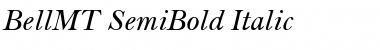 BellMT-SemiBold Semi BoldItalic Font