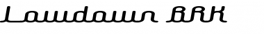 Lowdown BRK Font