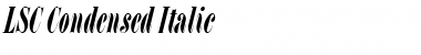 LSC Condensed Font