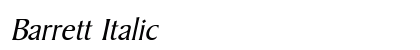 Barrett Italic Preview