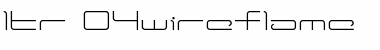 ltr-04:wireflame Font
