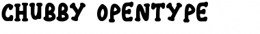 Chubby Regular Font Chubby Regular Font