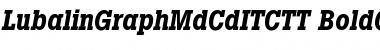 LubalinGraphMdCdITCTT Bold Font