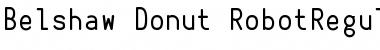 Belshaw Donut Robot Regular Font