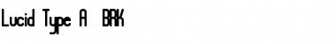 Download Lucid Type A (BRK) Font Download Lucid Type A (BRK) Font
