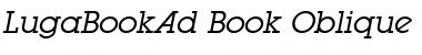 LugaBookAd Font