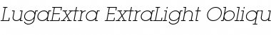 LugaExtra Font