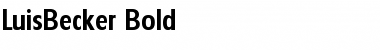 LuisBecker Bold Font
