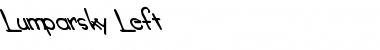 Lumparsky Left Font