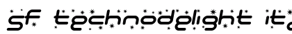 SF Technodelight Italic Preview