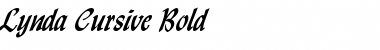 Lynda Cursive Font