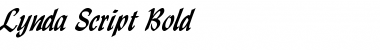 Lynda Script Font