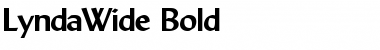 LyndaWide Bold Font