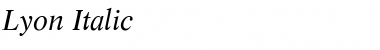 Lyon Font
