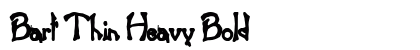 Bart Thin Heavy Bold preview