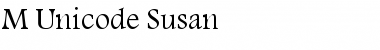 M Unicode Susan Regular Font