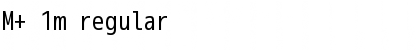 Download M+ 1m Font