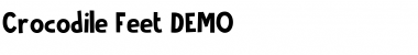 Crocodile Feet DEMO Font