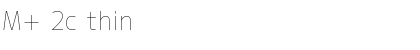 Download M+ 2c Font