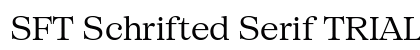 SFT Schrifted Serif TRIAL SH SH Regular Preview