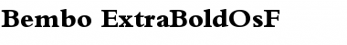 Bembo ExtraBoldOsF Font