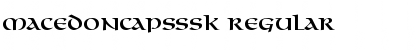 MacedonCapsSSK Font