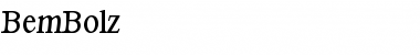 BemBolz Font