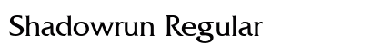 Shadowrun Regular preview