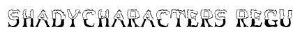 ShadyCharacters Regular preview